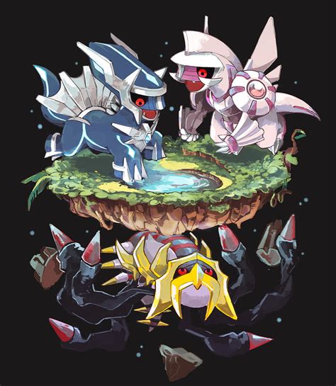 Dialga Vs Palkia Vs Giratina E Arceus Pokémon Pokémon Lendário