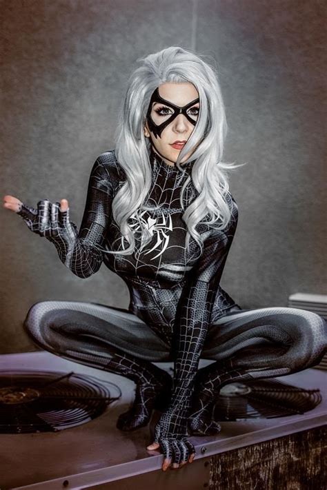 Spider Blackcat Symbiote Symbiote Black Cat Black Cat Cosplay Black