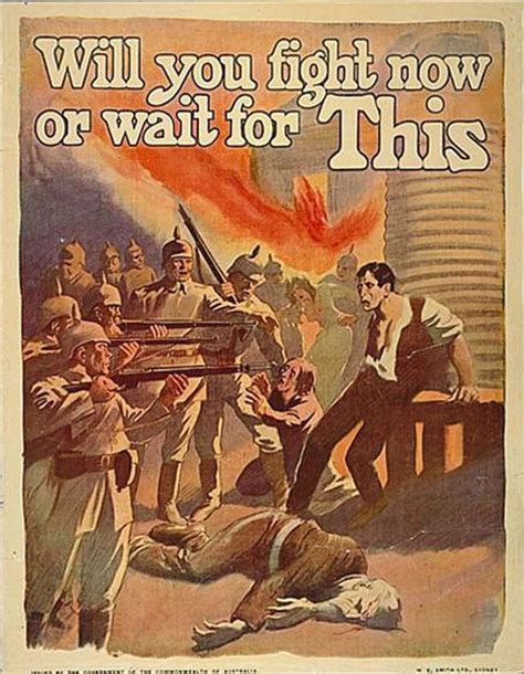 Propaganda Poster Encouraging Men To Join The Army