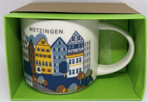 Starbucks You Are Here Collection Metzingen Germany Ceramic Coffee Mug