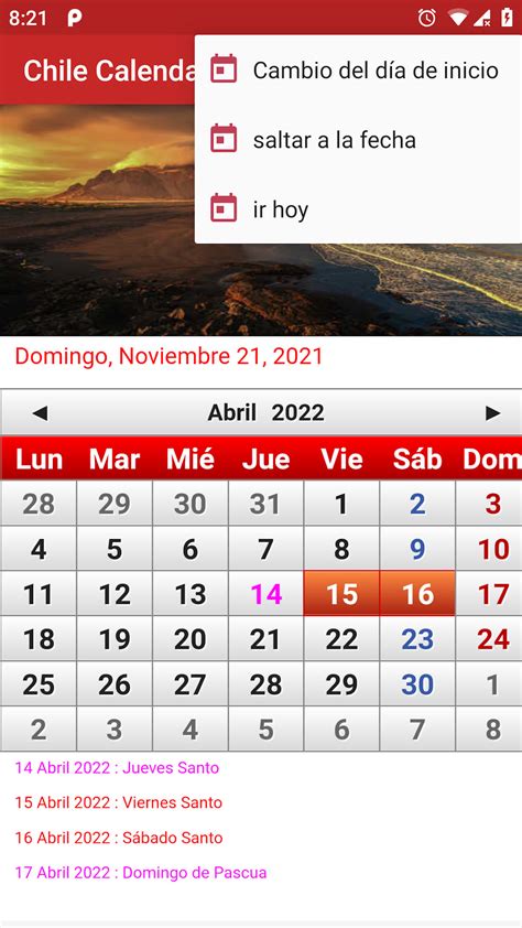 Chile Calendario 2022 For Android Download