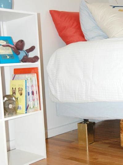 These particular bed risers can handle pretty equal weight to that of your conventional bed frame because you use the supports of the leg frame to make your. DIY Bed Risers | DIYIdeaCenter.com