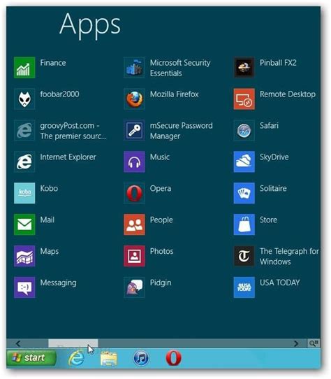Windows 8 Get The Start Menu Back On The Desktop