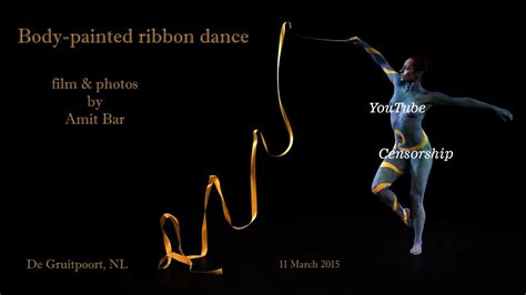 Art Video Ribbon Dance Body Painting By Amit Bar Youtube
