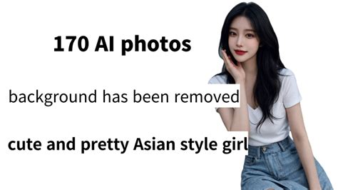 170 ai photos asian cute girls background removed