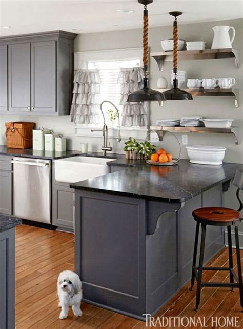 Kendall Charcoal Kitchen Cabinets