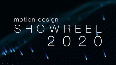 Motion Design Showreel 2020 Youtube