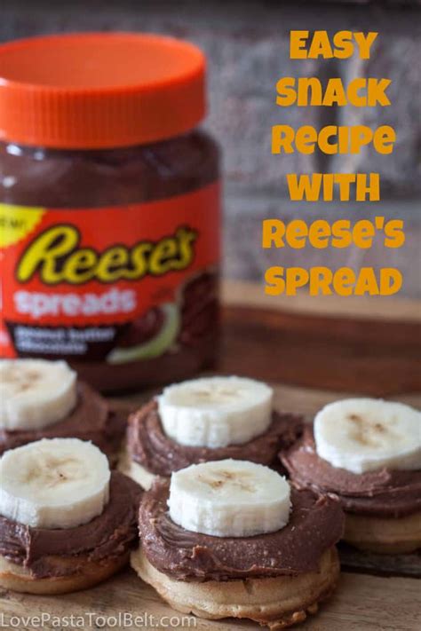 easy snack recipe with reese s spreads love pasta and a tool belt