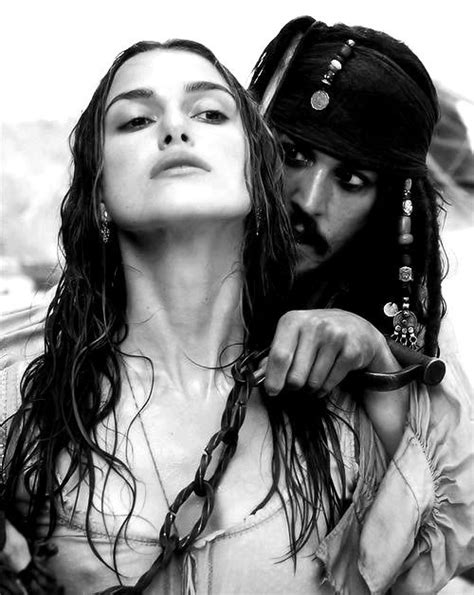 Captain Jack Sparrow Johnny Depp Keira Christina Knightley Keira