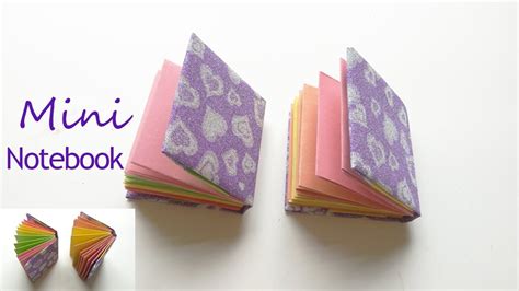 Diy Mini Notebooks How To Make A Mini Origami Book Diy Paper Book