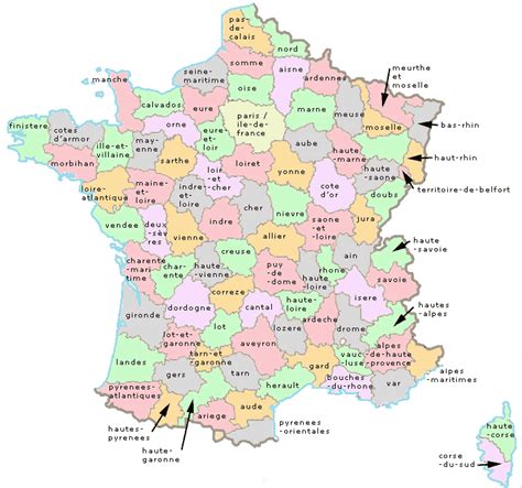 France Map Explore Places And Attractions On A Detailed Map Of France