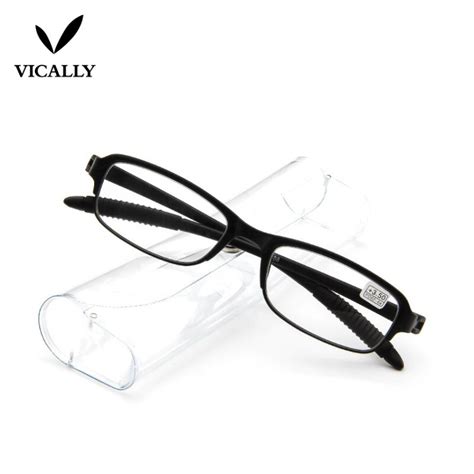 Flexible Reading Glasses With Case Men Women Soft Frame Resin Lens Spectacles Reader Eyeglass