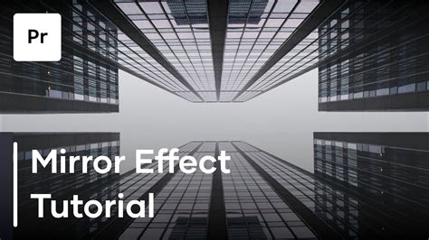 How To Use The Mirror Effect In Premiere Pro Premiere Pro Tutorial Youtube