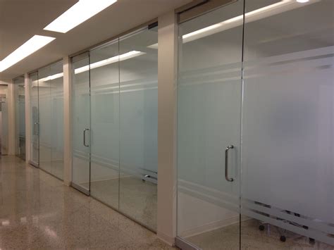 Decorative Frost Window Film Spruces Up Offices In Dallas Tx