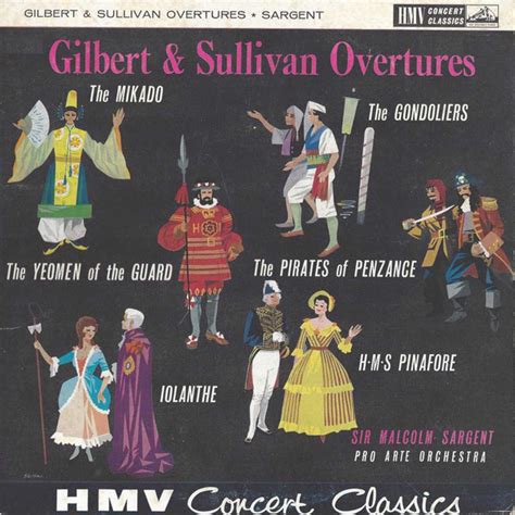 Album Overtures De Gilbert And Sullivan Sur Cdandlp