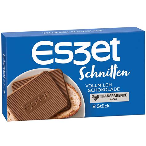 Eszet Schnitten Vollmilch Schokolade 8er Online Kaufen Im World Of
