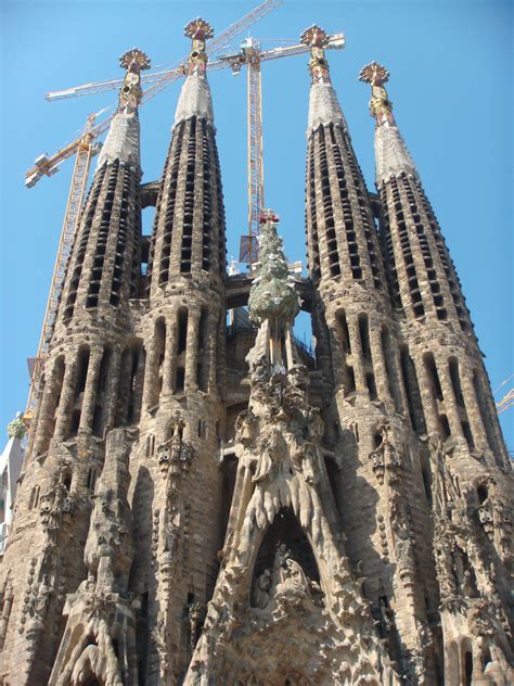 Sagrada Familia Spain Basilica Barcelona Cathedral Gaudi