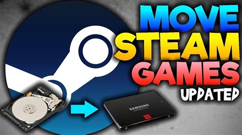 How To Move Steam Games To Another Hard Drive Or Ssd The Easy Way Youtube