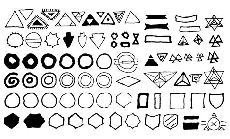 Hand Drawn Shapes Vector Pack For Adobe Illustrator