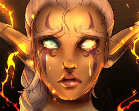 Sort, search and filter quests in world of warcraft: Burning of Teldrassil Fan Art - Wowhead News