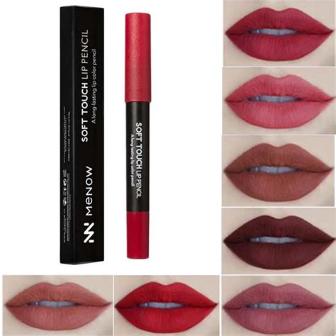 Menow Makeup Soft Touch Matte Lipstick Pencil Waterproof Kiss Proof Lip