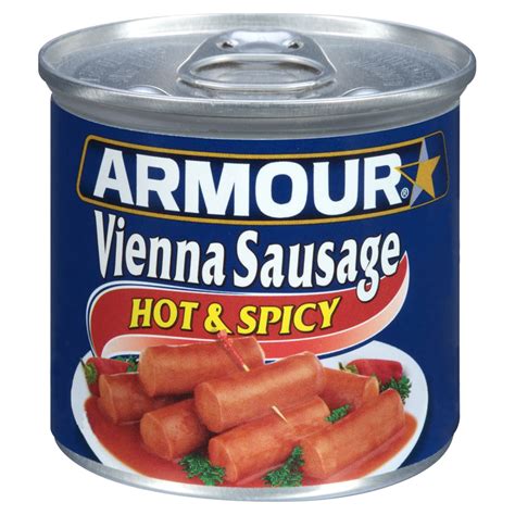 Armour Vienna Sausage Hot And Spicy 46 Oz Can