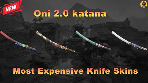 Valorant Oni Katana Most Expensive Knife Skins Valorant Update