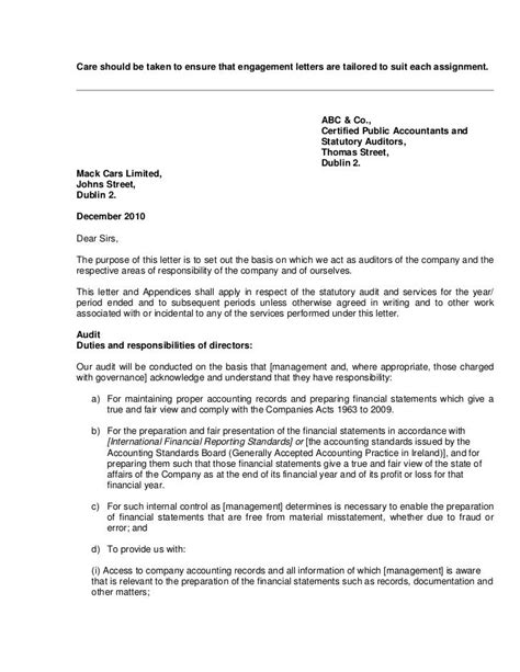 Sample Audit Engagement Letter Final2 Jan 2011
