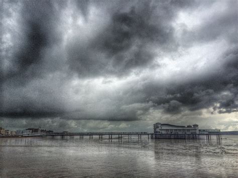 Storm Clouds Over The Grand Pier James F Clay Flickr