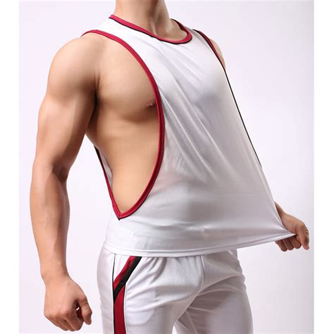 Mens Sleeveless Loose Fit Vest Casual O Neck Sport Breathable Tank
