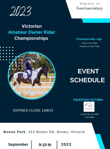Amateur Owner Rider Victorian Championships Boneo Park