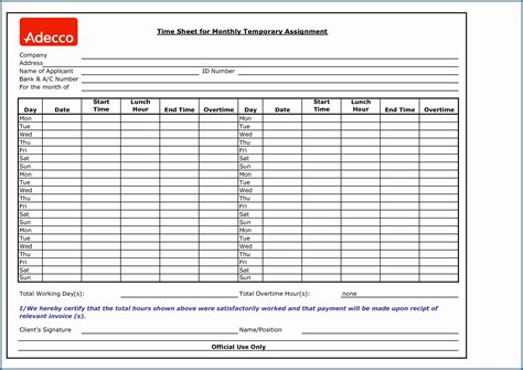 Editable Multiple Employee Weekly Timesheet Template Excel Resume