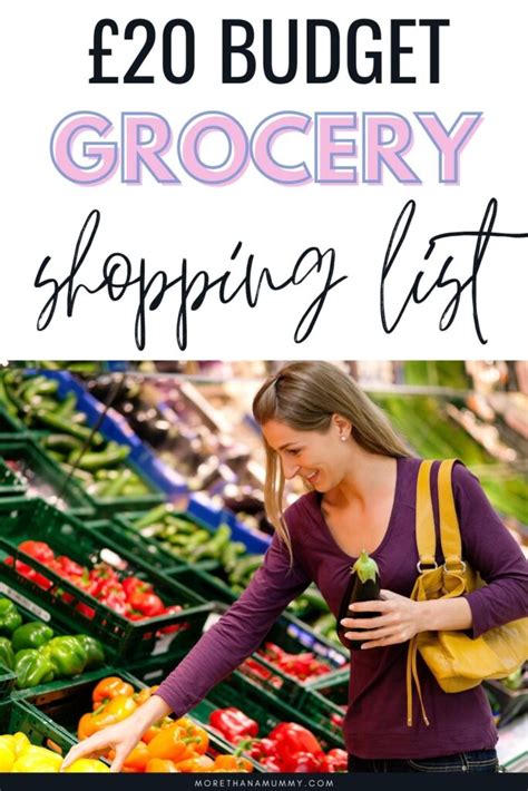 Best Budget Food Shopping List Costing Less Than £20 A Week More