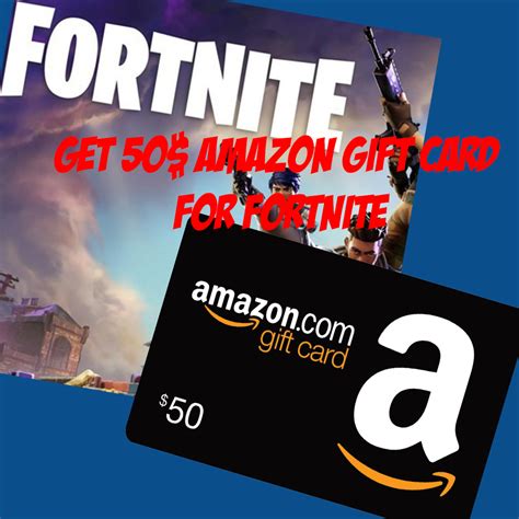 Works only with pc version of fortnite. 50$ Gift card for Amazon/Fortnite! PC/PS/XBOX/MOBILE ...
