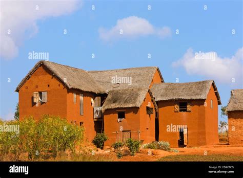 Local Village Houses Antananarivo Madagascar Stock Photo Alamy