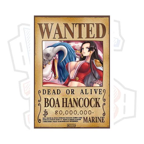 Daftar harga buronan kelompok bajak laut topi jerami dari waktu ke waktu. Mô hình giấy Poster truy nã Boa Hancock ver 2 (Thất Vũ Hải) - One Piece - Kit168.vn Shop Online ...