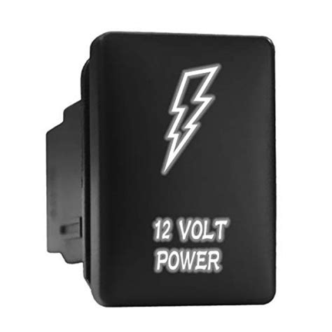 12 Volt Power Symbol Push Button With Wiring Kit On Off Switch Fit For