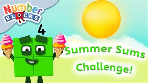 Numberblocks Number Challenge Summer Sums ☀ Youtube