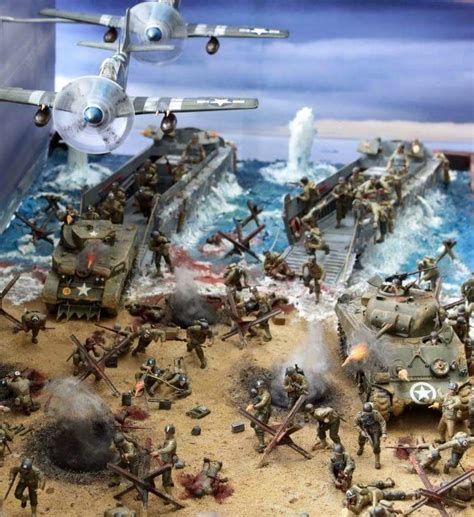 Normandy In 1 35th Scale By Unknown Artist Idee Diorama Diorama