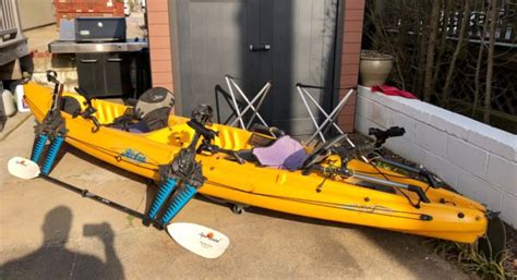 Used Hobie Mirage Pedal Drive Kayak Rigged For Fishing For Sale From