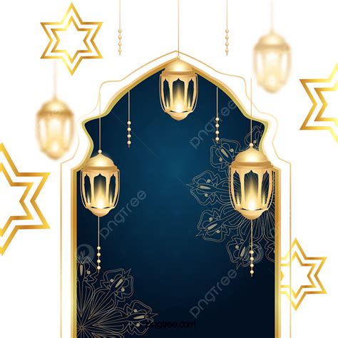 Islamic Ramadan Decorative Border Islam Ramadan Light Png And Vector
