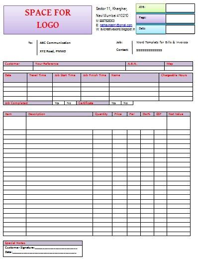 Simply print the document or you can import it to your word application. 19 best images about HVAC Invoice Templates on Pinterest | Words, Microsoft and Hvac repair