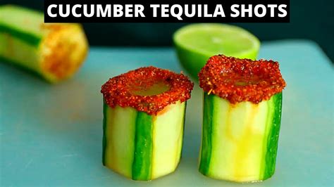 Cucumber Tequila Shots Recipe Youtube