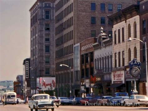 Main Street 1967 Peoria Illinois Peoria Pekin Illinois