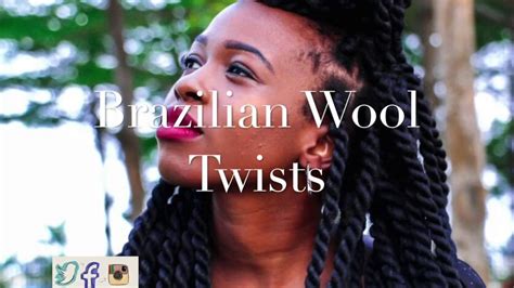 How To Brazilian Wool Twists Youtube