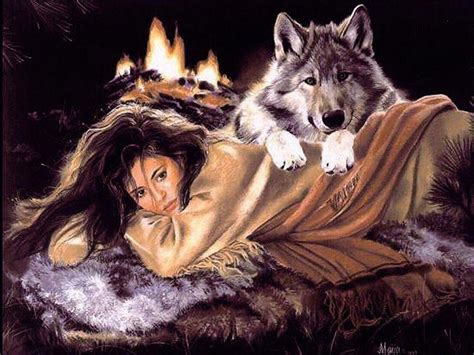 Indians And Wolves Wallpapers Top Free Indians And Wolves Backgrounds