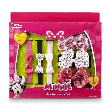 Disney Minnie Mouse Infant Girls Hair Accessory Set