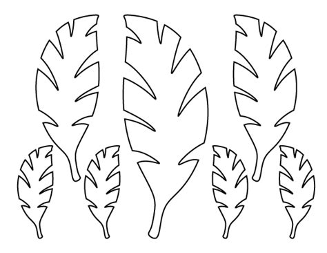 How to make awesome palm tree fertilizer that will enhance the growth rate of your palm | hunker. Palm leaf pattern. Use the printable outline for crafts ...