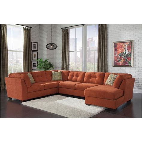 1970138 Ashley Furniture Delta City Rust Sofa