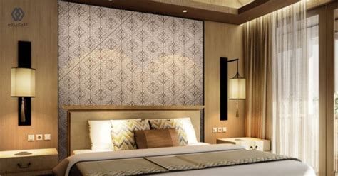 Ciptakan Kamar Tidur Mewah Ala Hotel Berbintang Dengan Panel Dinding